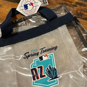 NWT AZ Spring Training Clear Zip Tote